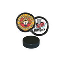 Hockey Puck w/ Multi Color Imprint